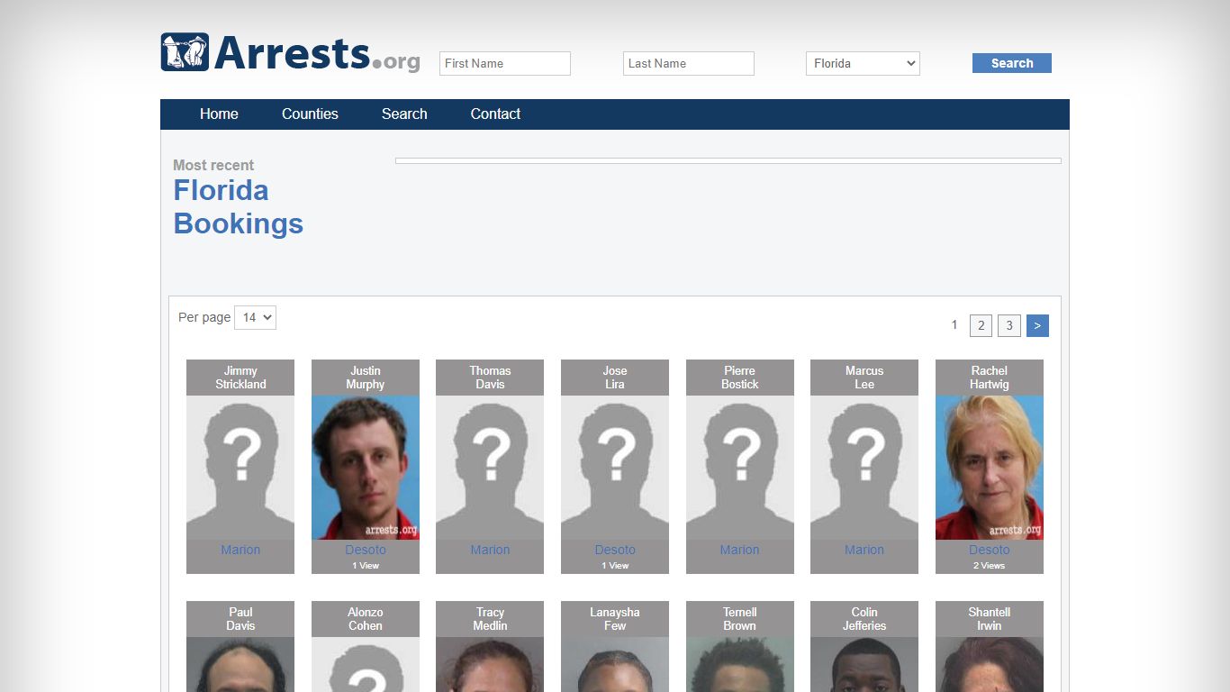 Florida Arrests and Inmate Search